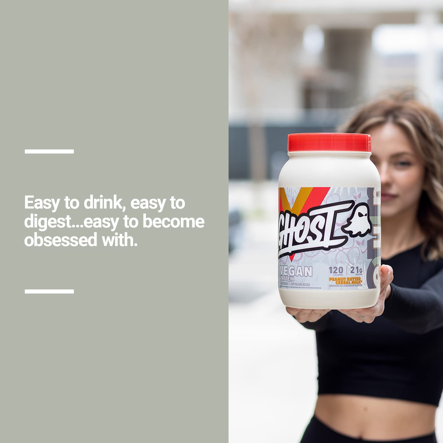 Foto 5 | Proteína En Polvo Ghost, Masa Vegana Para Panqueques, 907 G, 20 G De Proteína - Venta Internacional.