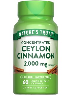 Foto 1 | Suplemento Nature's Truth, Canela De Ceilán, Cápsulas De 2000 Mg - Venta Internacional.