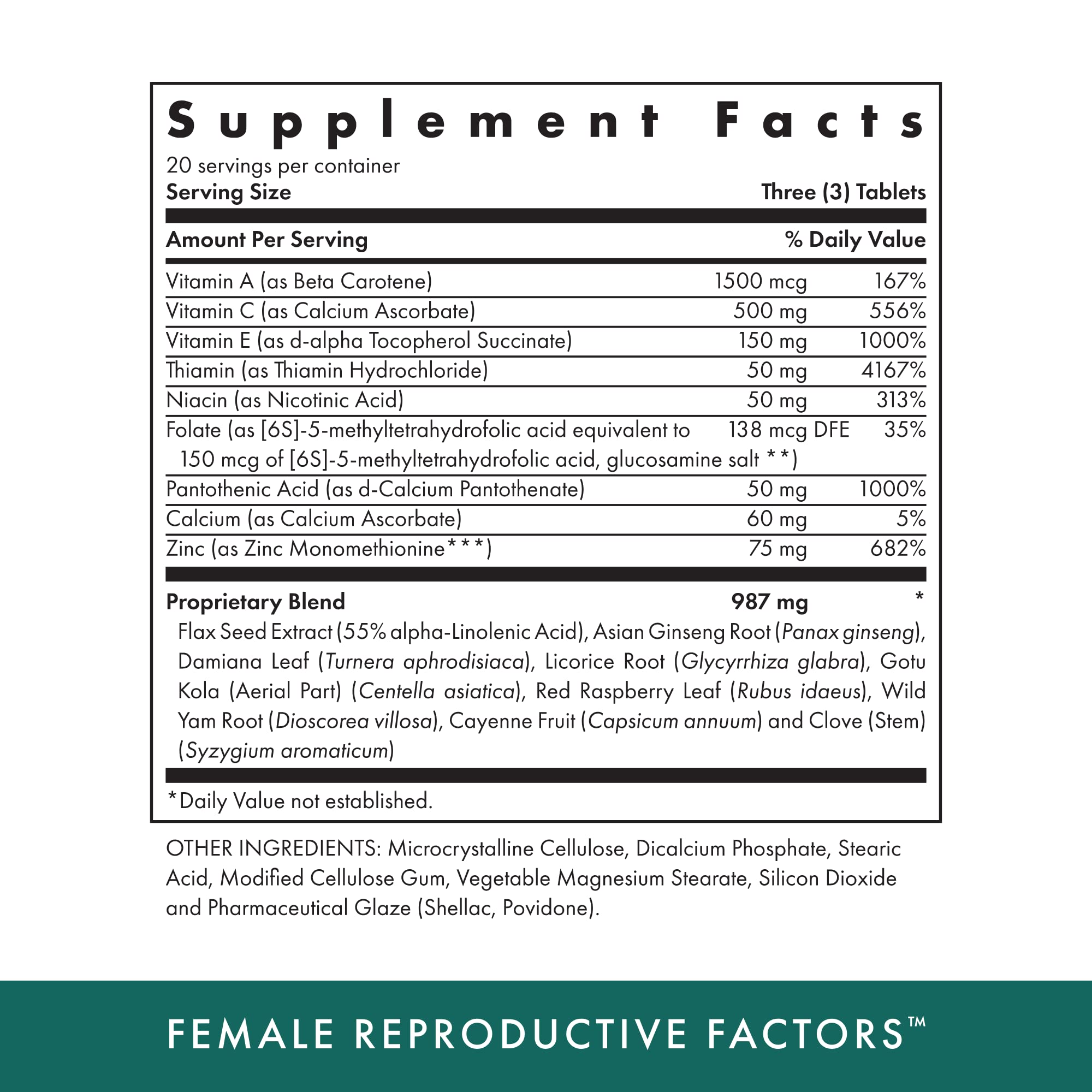 Foto 3 pulgar | Complemente Los Factores Reproductivos Femeninos Naturopáticos De Michael's Health - Venta Internacional.