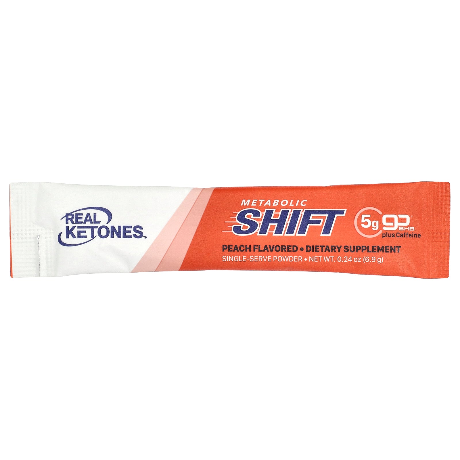 Foto 4 pulgar | Supplement Real Ketones Metabolic Shift Peach, Paquetes De 10 Barras - Venta Internacional.