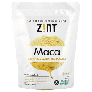 Foto 1 | Polvo De Maca Gelatinizada Orgánica Zint 454 G - Venta Internacional.