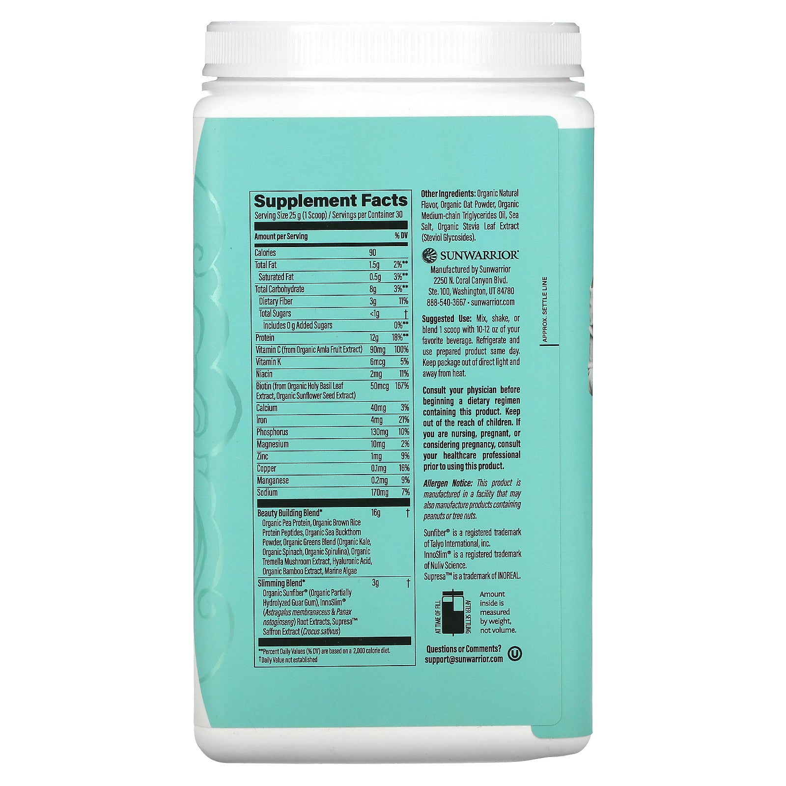 Foto 3 pulgar | Suplemento Sunwarrior Shape Slim Collagen Boost 750 G Vainilla - Venta Internacional.
