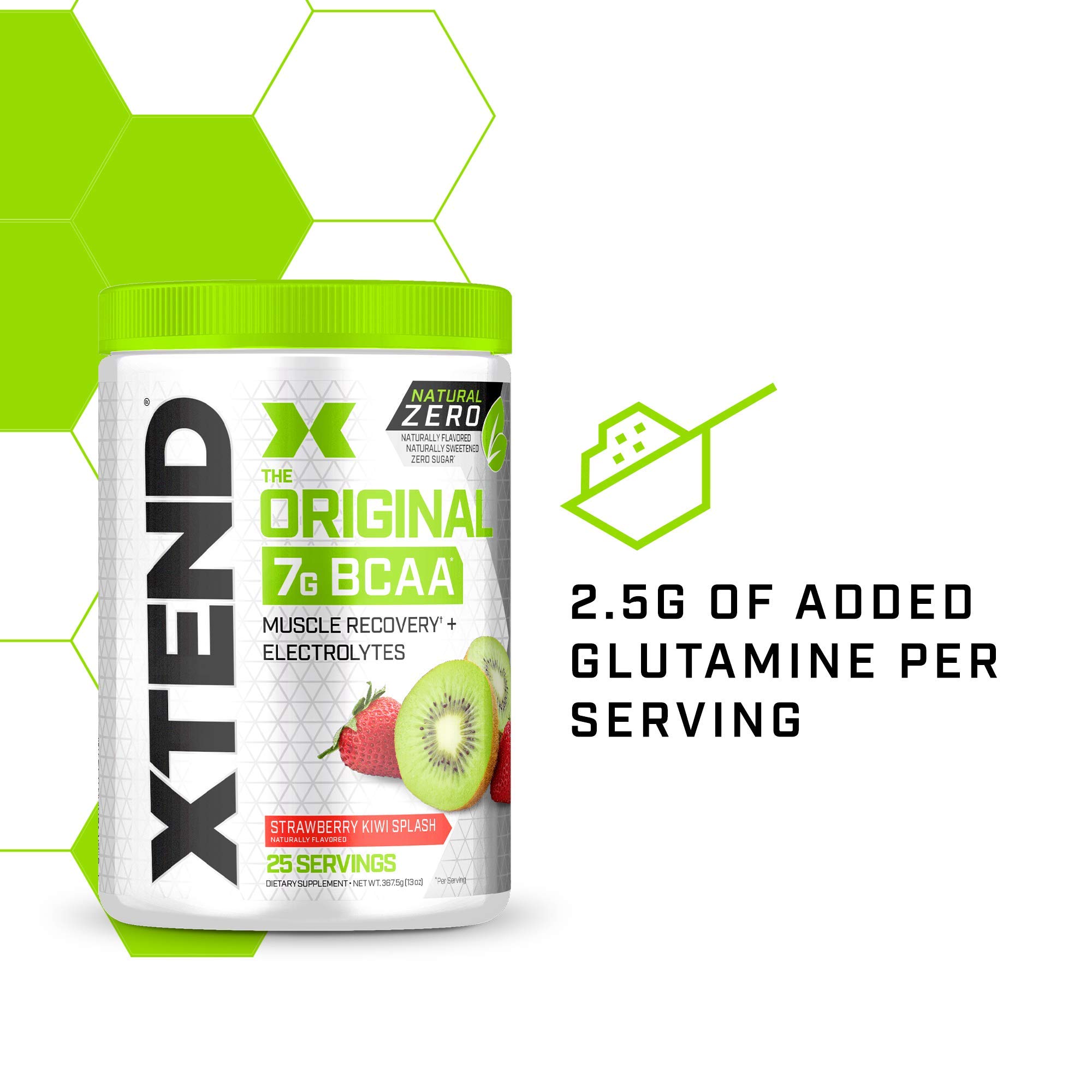Foto 5 pulgar | Bcaa En Polvo Scivation Xtend Natural Zero Strawberry Kiwi 25 Porciones - Venta Internacional.