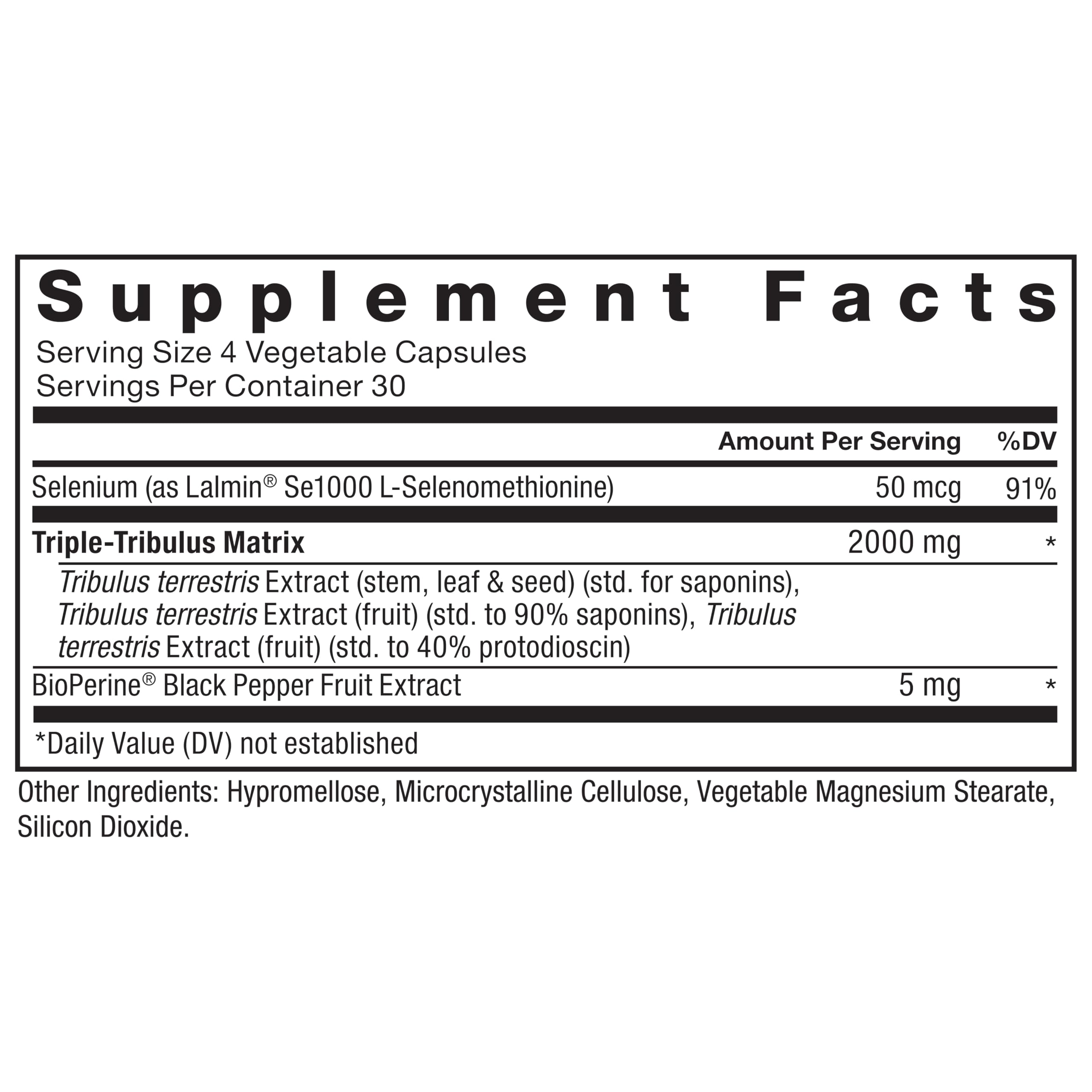 Foto 7 pulgar | Suplemento Force Factor Tribulus Terrestris 1000 Mg 60 Cápsulas - Venta Internacional.