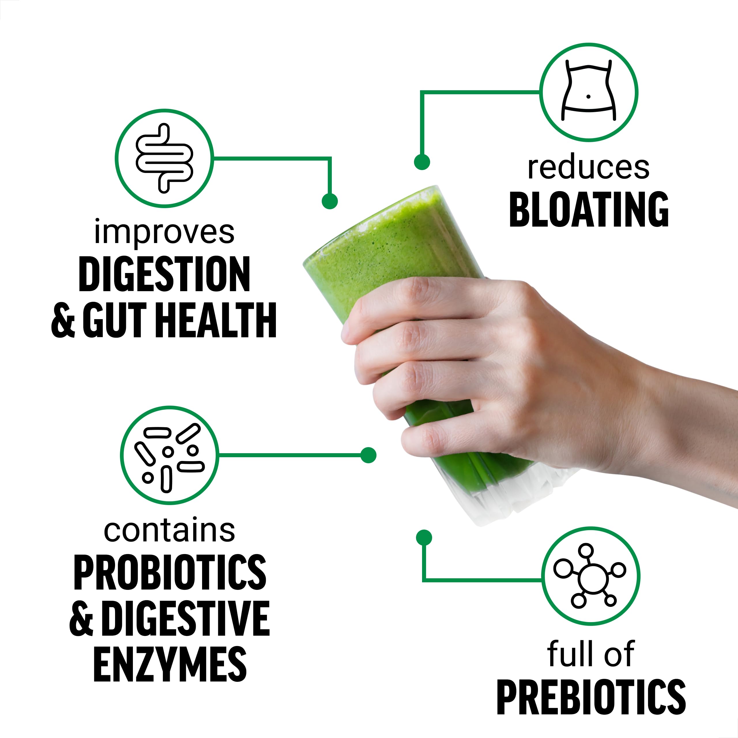 Foto 3 pulgar | Superfoods En Polvo Force Factor Smarter Greens, 30 Porciones - Venta Internacional.