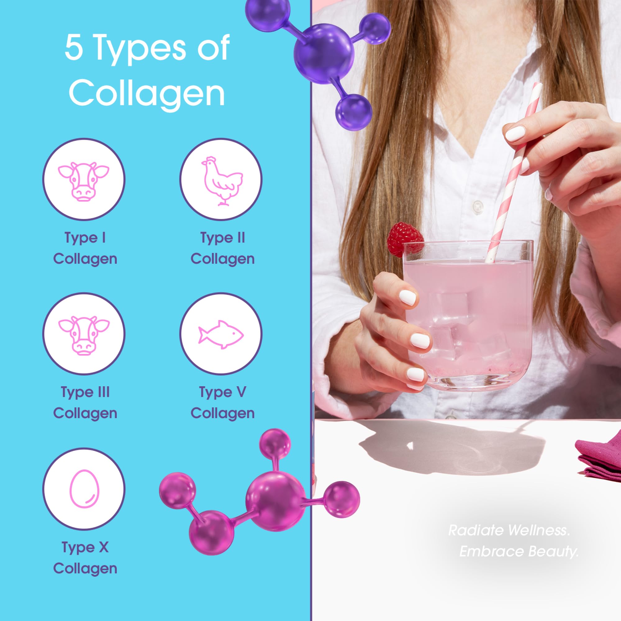 Foto 5 | Polvo Hidratante Obvi Electrolyte & Collagen Raspberry Rose - Venta Internacional.
