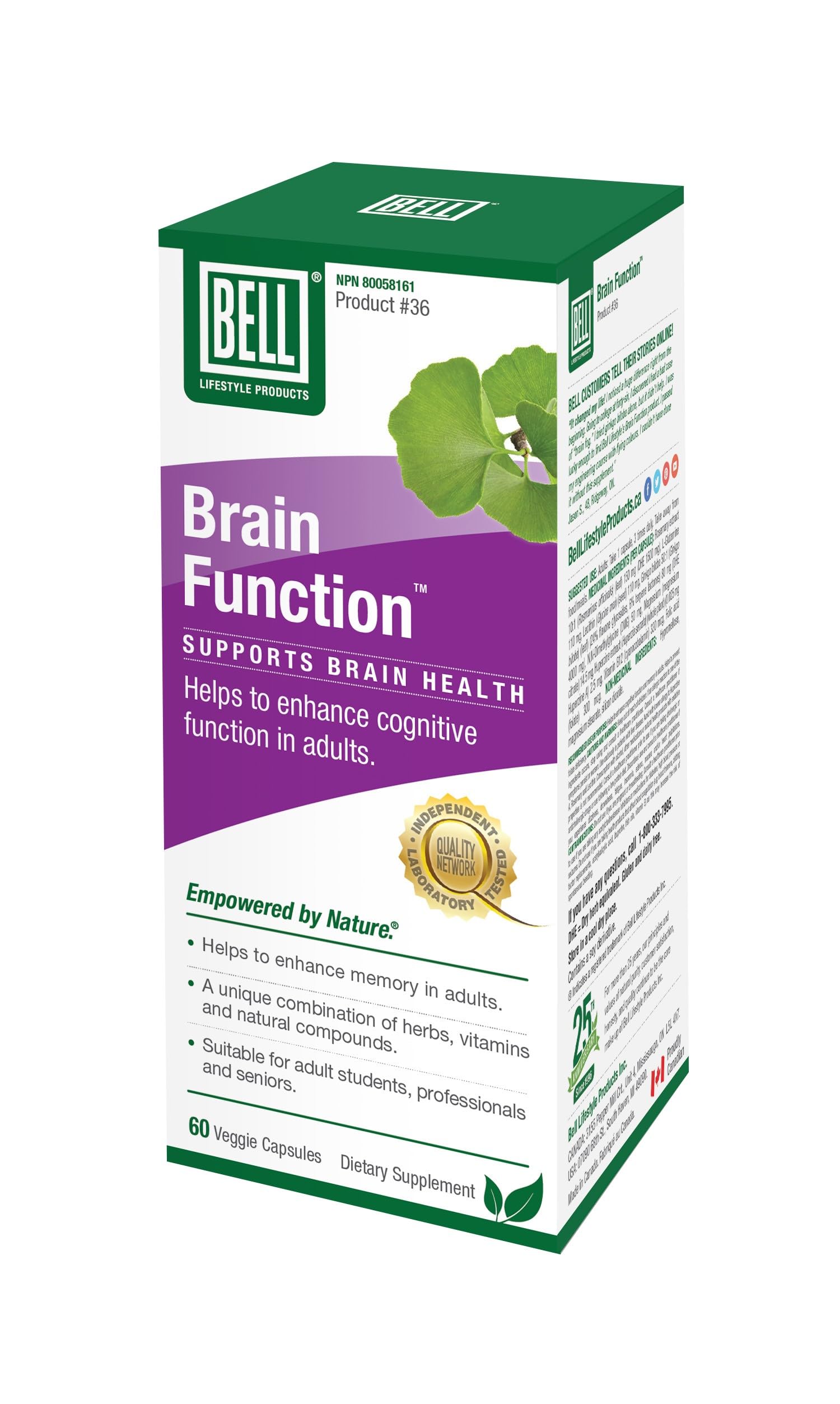 Foto 2 pulgar | Suplemento Bell Super Iq Brain Function 60 Cápsulas - Venta Internacional.