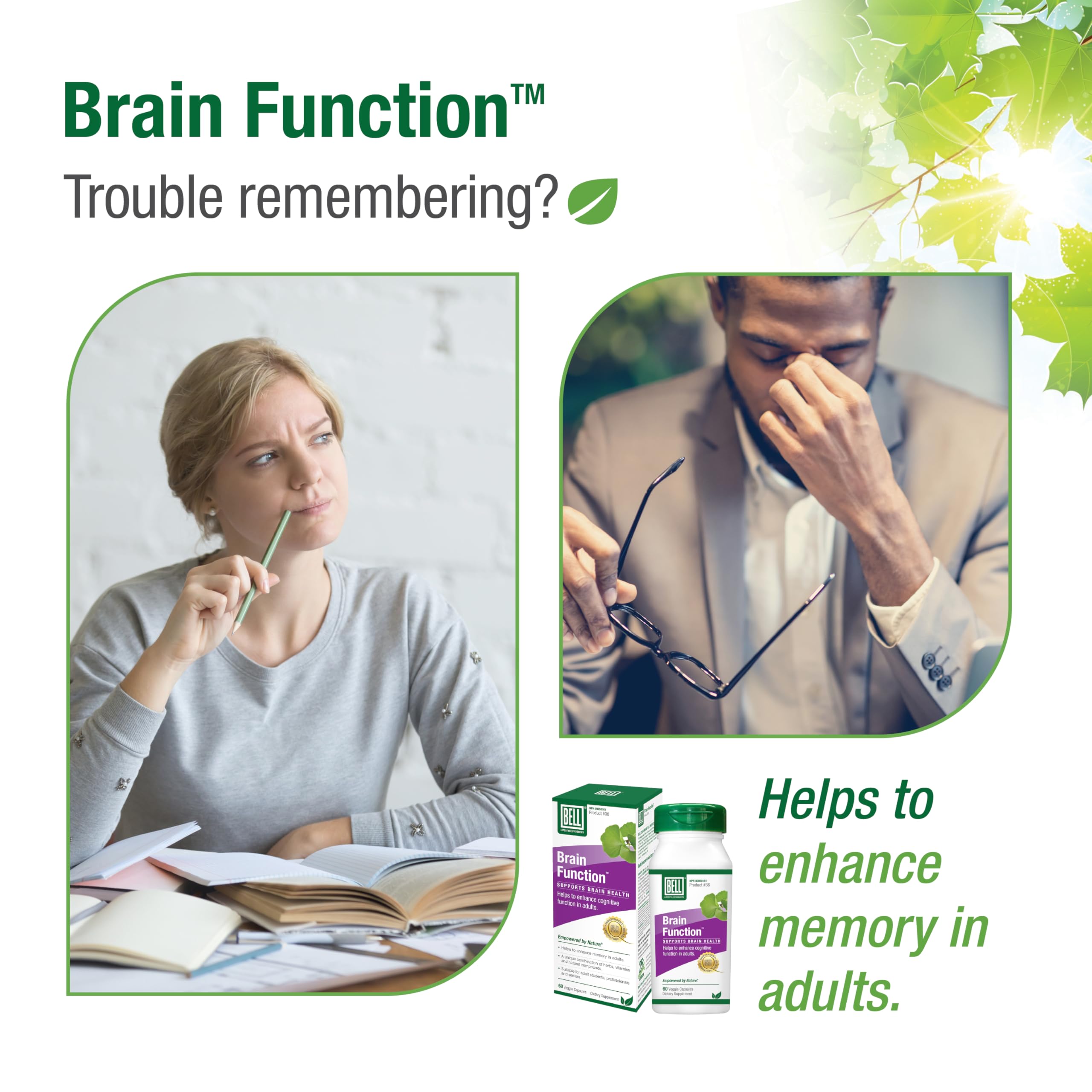 Foto 7 | Suplemento Bell Super Iq Brain Function 60 Cápsulas - Venta Internacional.