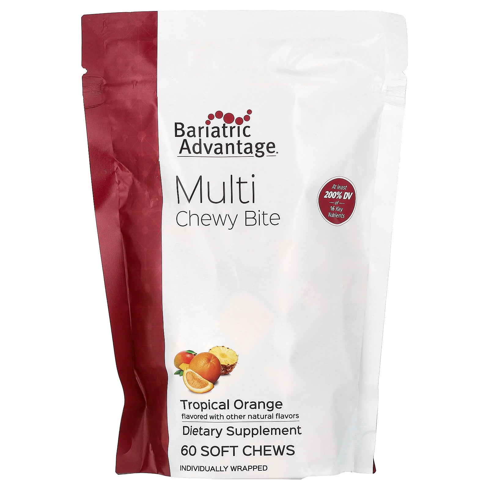 Foto 2 pulgar | Suplemento Bariatric Advantage Multi Chewy Bite De Naranja Tropical - Venta Internacional.
