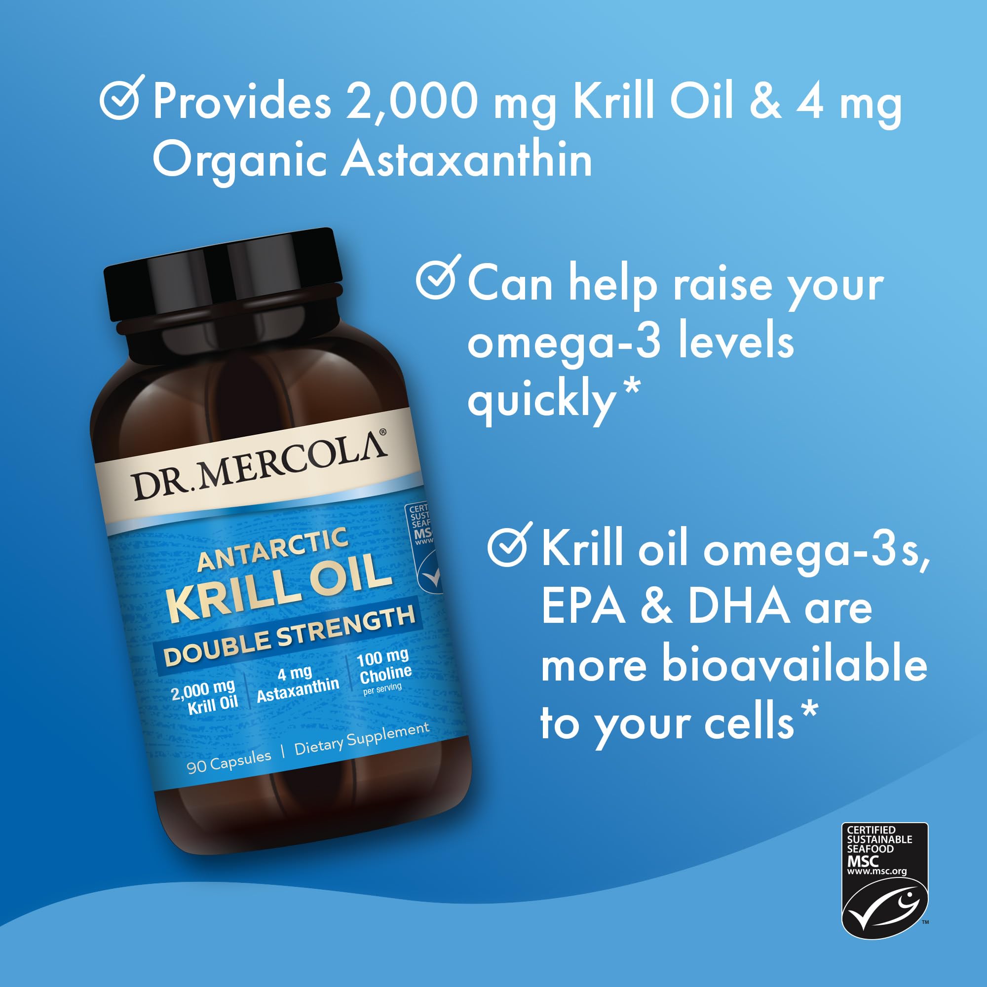 Foto 5 pulgar | Suplemento Dr. Mercola De Aceite De Krill De Doble Concentración, 90 Cápsulas - Venta Internacional.