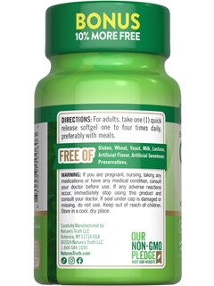 Foto 7 | Suplemento Nature's Truth Coq10 100 Mg 50 Cápsulas Blandas - Venta Internacional.