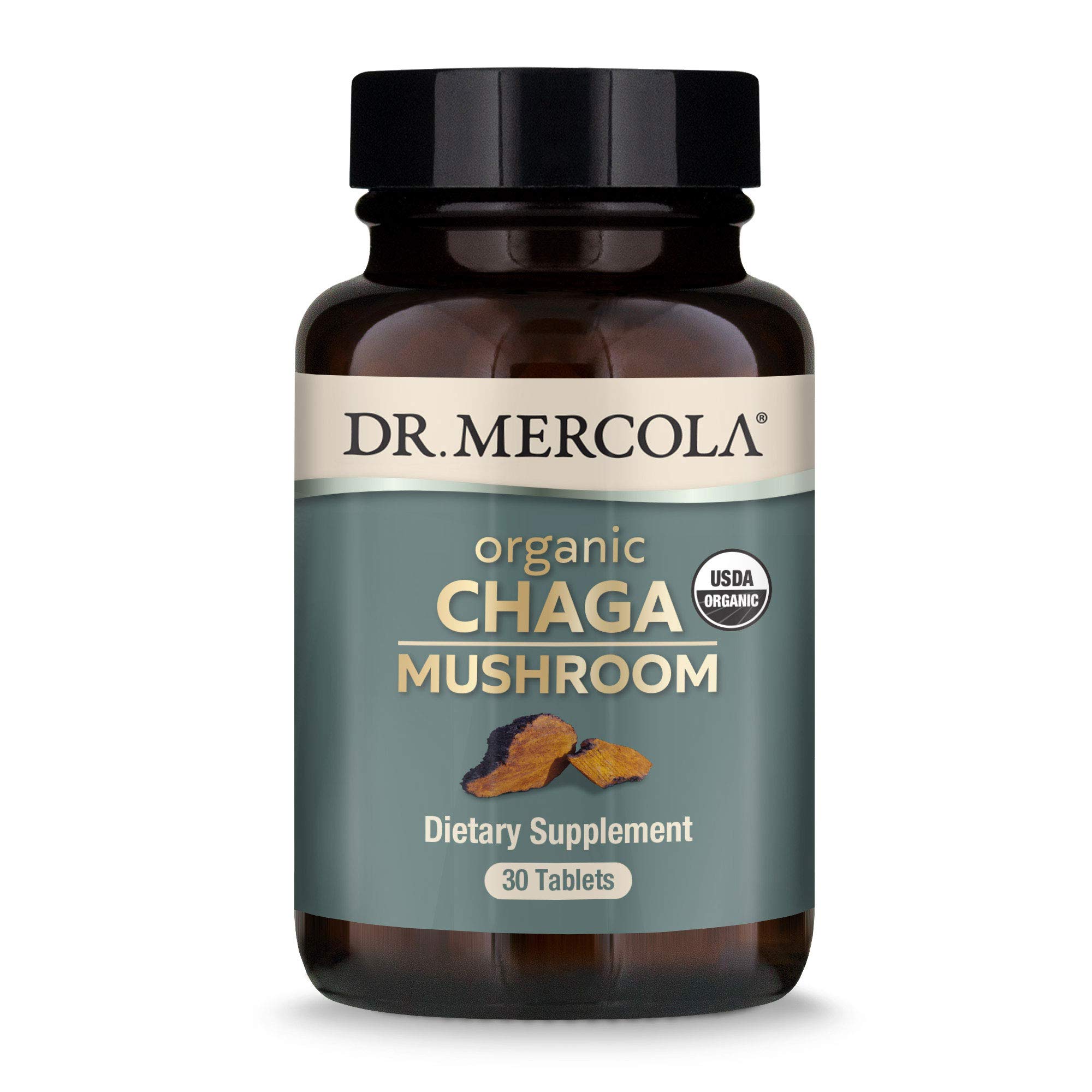 Foto 1 | Suplemento Dietético Dr. Mercola Organic Chaga Mushroom 30 Comprimidos - Venta Internacional.