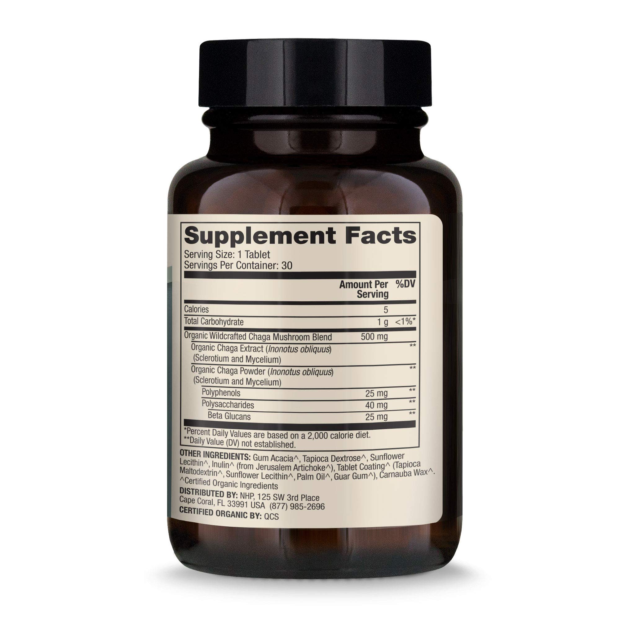 Foto 3 pulgar | Suplemento Dietético Dr. Mercola Organic Chaga Mushroom 30 Comprimidos - Venta Internacional.