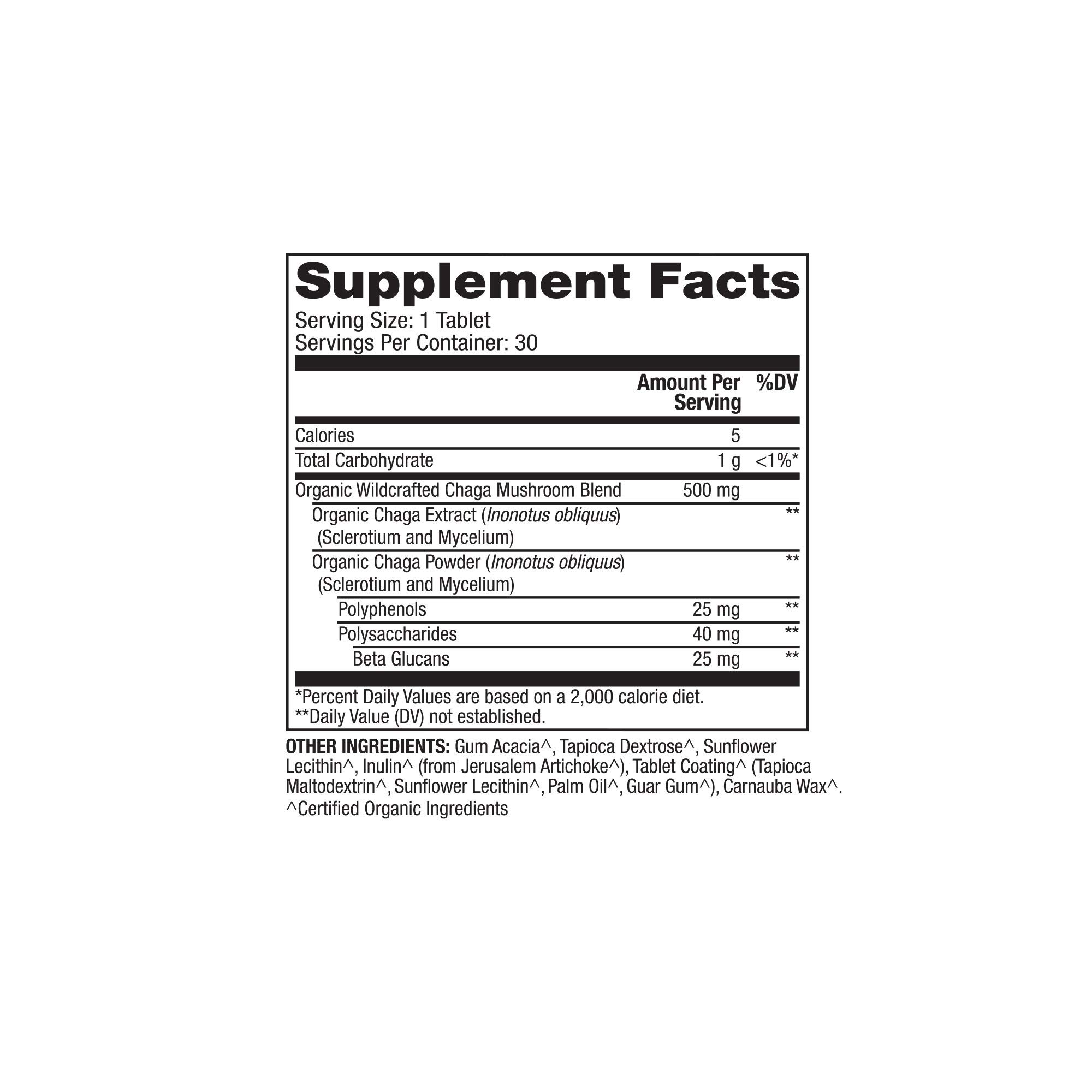 Foto 5 pulgar | Suplemento Dietético Dr. Mercola Organic Chaga Mushroom 30 Comprimidos - Venta Internacional.