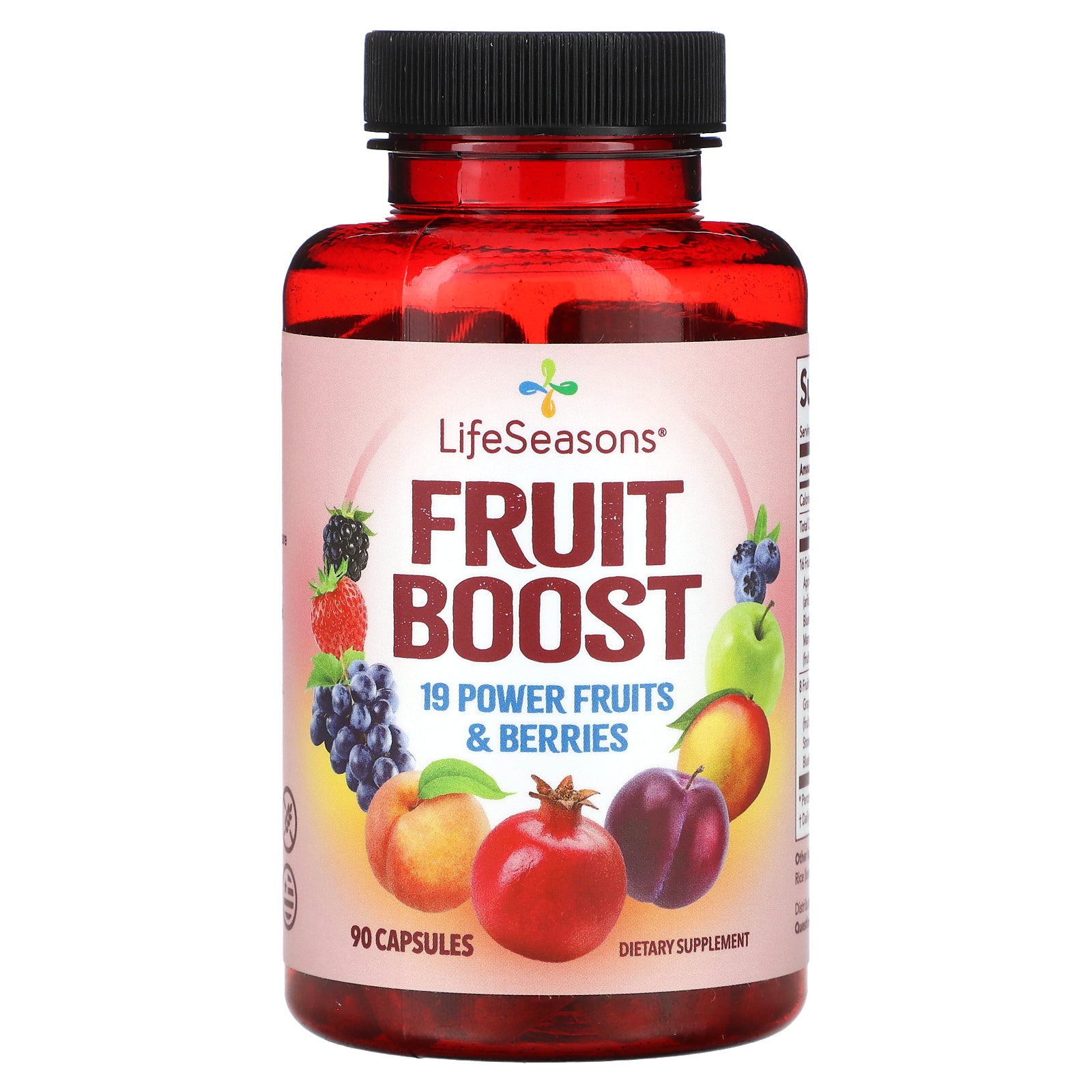 Foto 1 | Suplemento Lifeseasons Fruit Boost 90 Cápsulas - Venta Internacional.