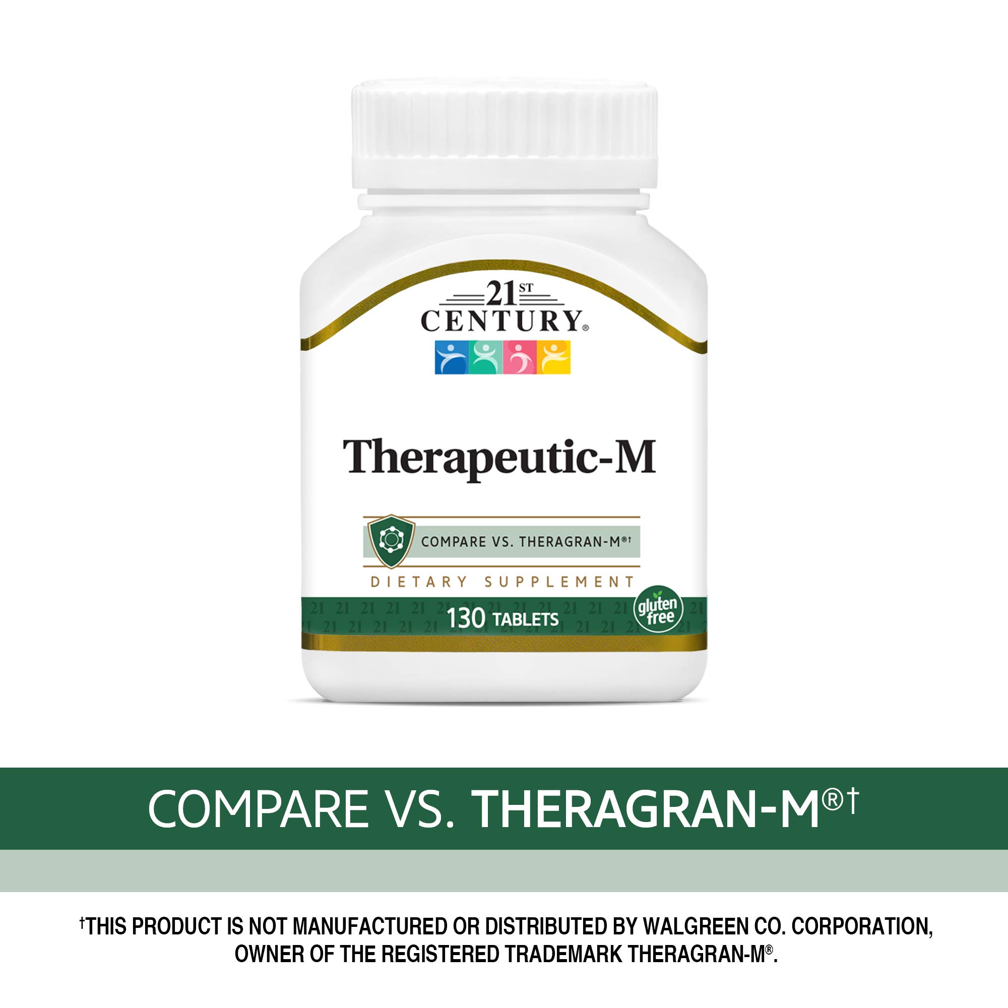 Foto 3 pulgar | Suplemento 21st Century Therapeutic M Tablets, 130 Unidades - Venta Internacional.