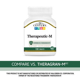 Foto 2 | Suplemento 21st Century Therapeutic M Tablets, 130 Unidades - Venta Internacional.