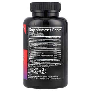 Foto 2 | Suplemento Dr. Emil Nutrition Bedtime Burn 60 Cápsulas - Venta Internacional.