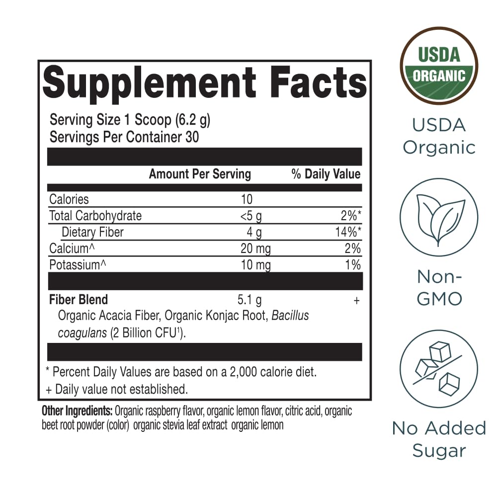 Foto 2 | Limonada De Frambuesa En Polvo De Ancient Nutrition, 180 Ml - Venta Internacional.