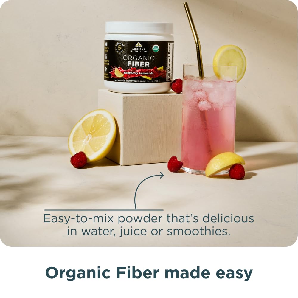Foto 6 | Limonada De Frambuesa En Polvo De Ancient Nutrition, 180 Ml - Venta Internacional.