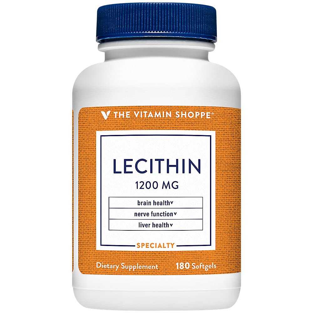 Foto 1 | Suplemento De Lecitina The Vitamin Shoppe, 1200 Mg, 180 Cápsulas Blandas - Venta Internacional.