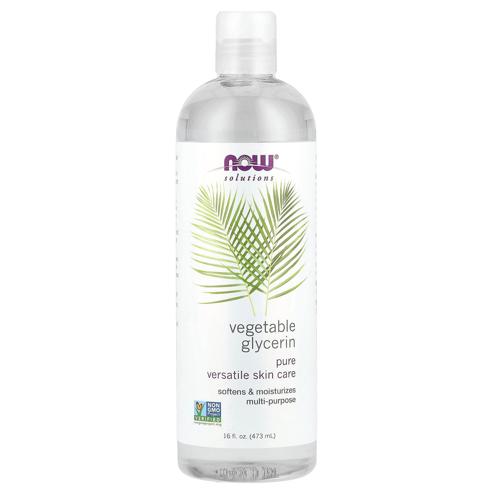 Foto 2 pulgar | Glicerina Vegetal Now Foods Solutions 473 Ml - Venta Internacional.