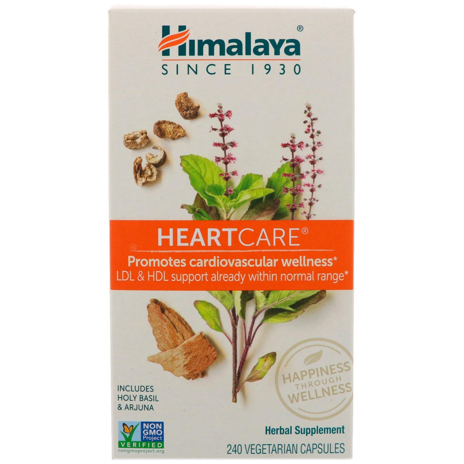 Foto 2 pulgar | Suplemento Himalaya Heartcare Con Albahaca Sagrada Y Arjuna 240 Cápsulas - Venta Internacional.