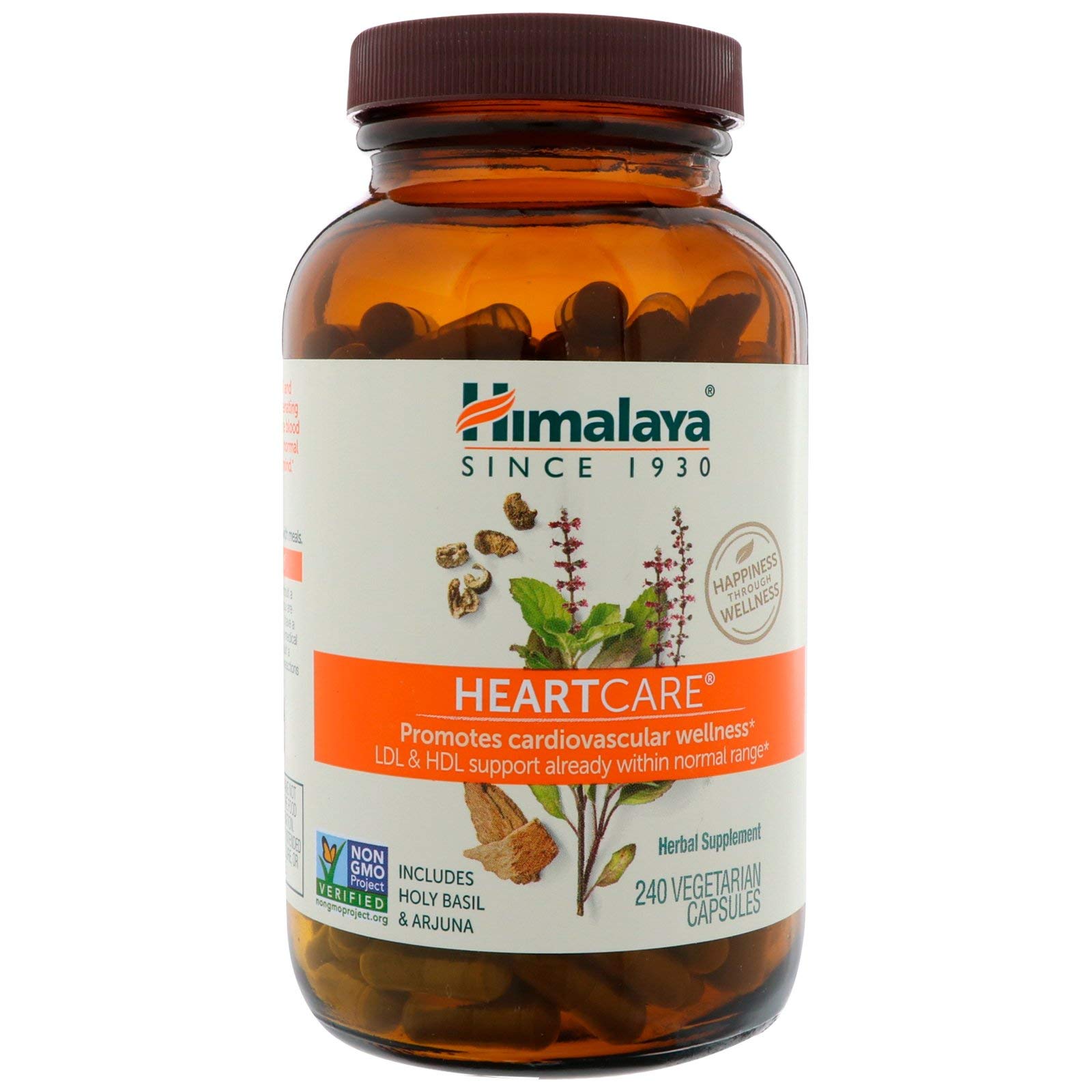 Foto 4 pulgar | Suplemento Himalaya Heartcare Con Albahaca Sagrada Y Arjuna 240 Cápsulas - Venta Internacional.