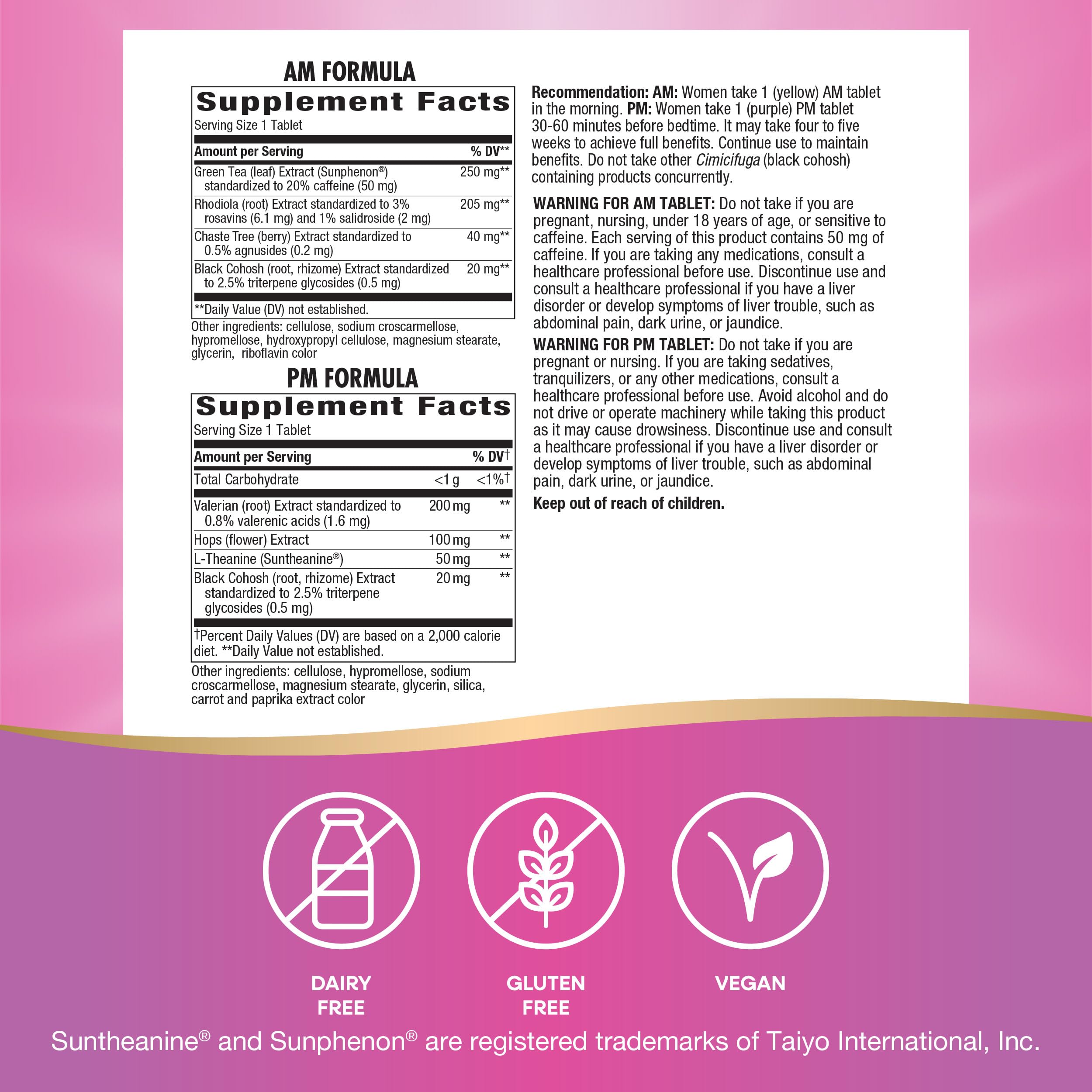 Foto 6 pulgar | Suplemento Nature's Way Am/pm Perimenopause 30 Comprimidos - Venta Internacional.