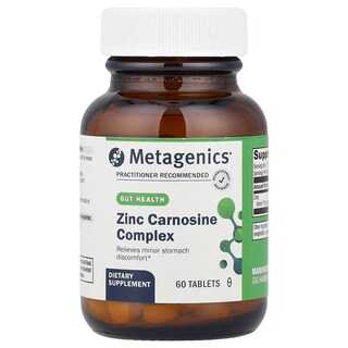 Foto 1 | Suplemento Metagenics, Complejo De Zinc Y Carnosina, 17 Mg, 60 Comprimidos - Venta Internacional.