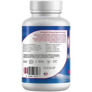 Foto 3 | Suplemento Zahler Junior C Advanced Masticable De Vitamina C 250 Mg - Venta Internacional.