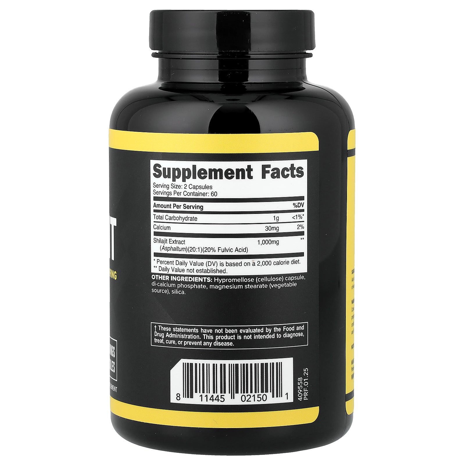 Foto 3 pulgar | Suplemento Primaforce Shilajit 120 Cápsulas (500 Mg/cápsula) - Venta Internacional.