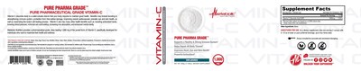 Foto 4 | Vitamina C Metabolic Nutrition 1000 Mg Pure Pharma Grade 500 G - Venta Internacional.