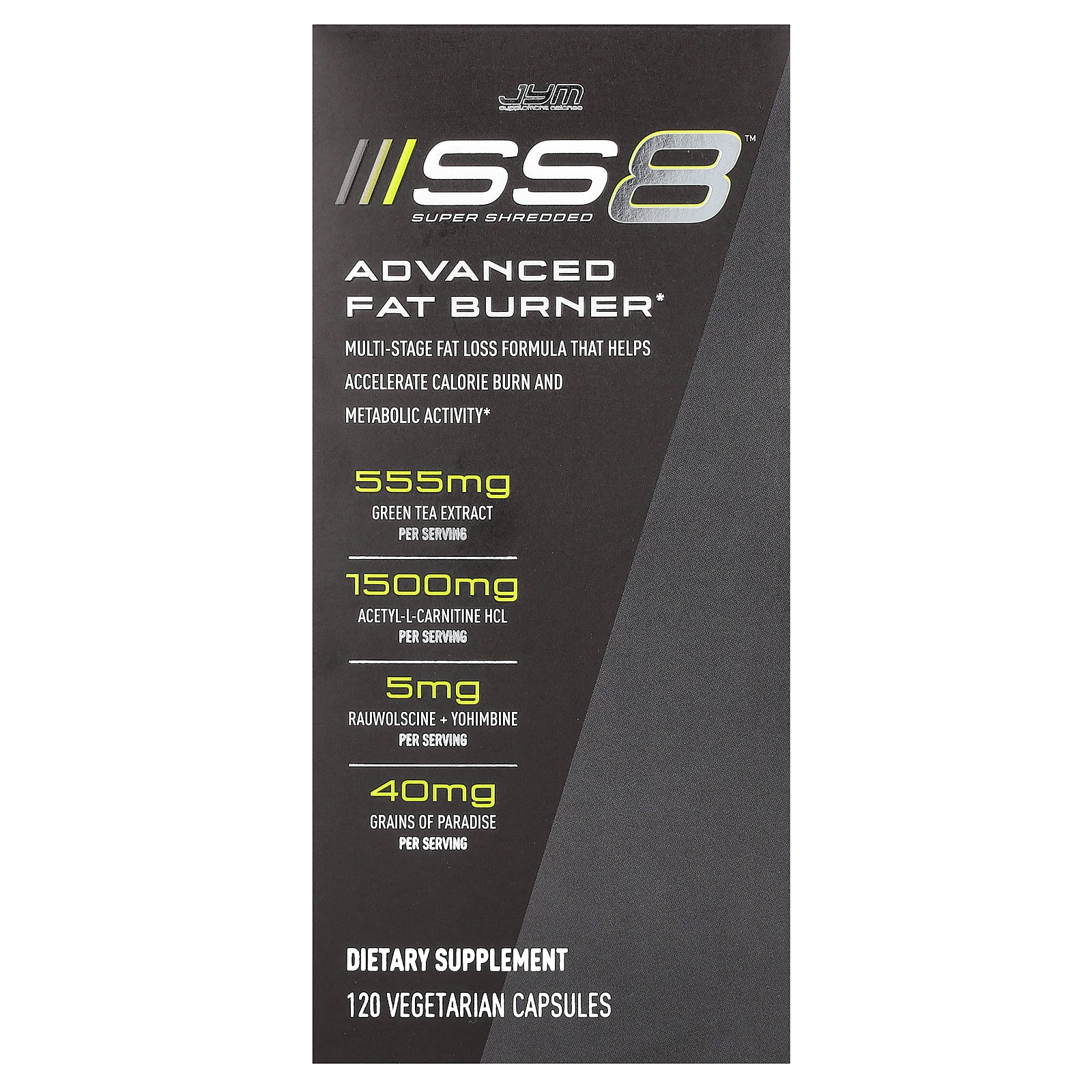 Foto 2 pulgar | Suplemento Jym Supplement Science Ss8, Quemador De Grasa Avanzado, 120 Cápsulas - Venta Internacional.
