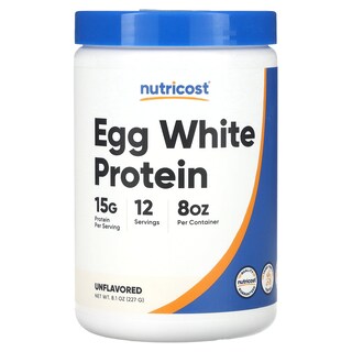 Foto 1 | Proteína En Polvo Nutricost, Clara De Huevo Sin Sabor, 227 G - Venta Internacional.