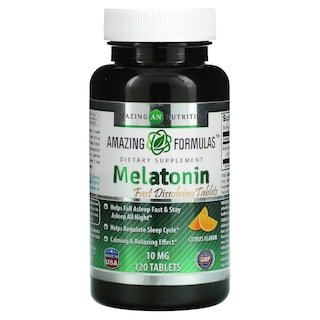 Foto 1 | Suplemento Amazing Nutrition Melatonina 10 Mg 120 Comprimidos - Venta Internacional.