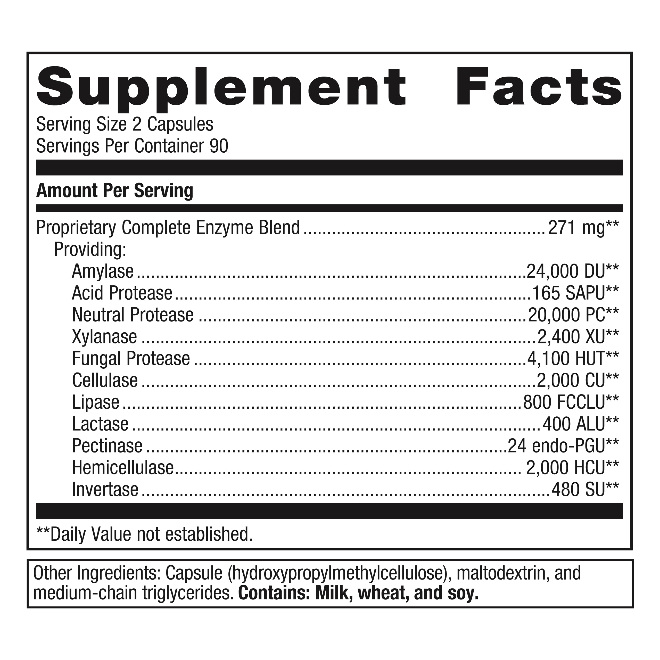 Foto 3 pulgar | Suplemento De Enzimas Digestivas Metagenics Spectrazyme 180 Cápsulas - Venta Internacional.