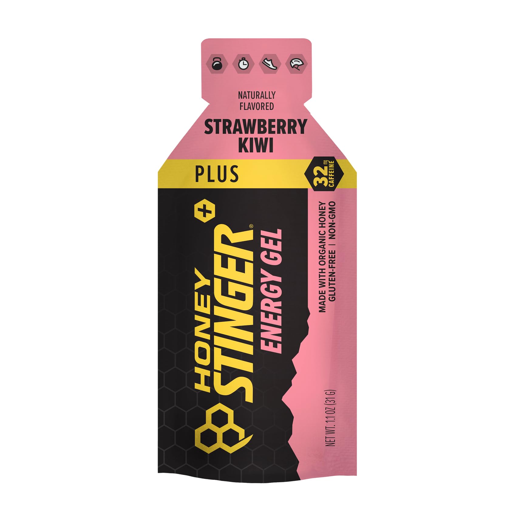 Foto 3 pulgar | Gel Energético Honey Stinger, Fresa Y Kiwi, Con Cafeína, Paquete De 24 - Venta Internacional.