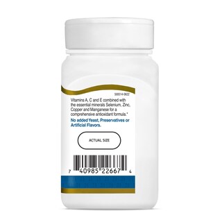 Foto 3 | Suplemento 21st Century Ace Antioxidant Tablets 75 Tabletas - Venta Internacional.