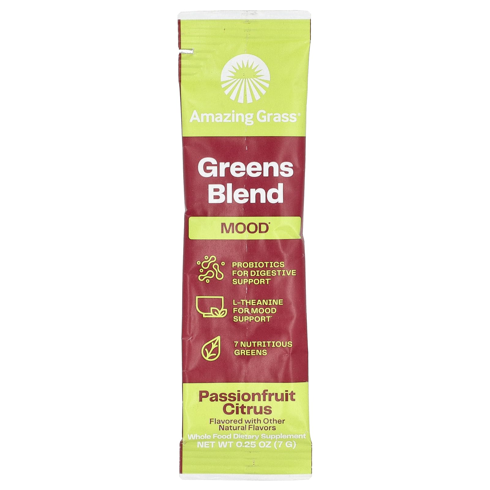 Foto 4 pulgar | Mezcla De Batido En Polvo Super Greens Amazing Grass Mood 15s - Venta Internacional.