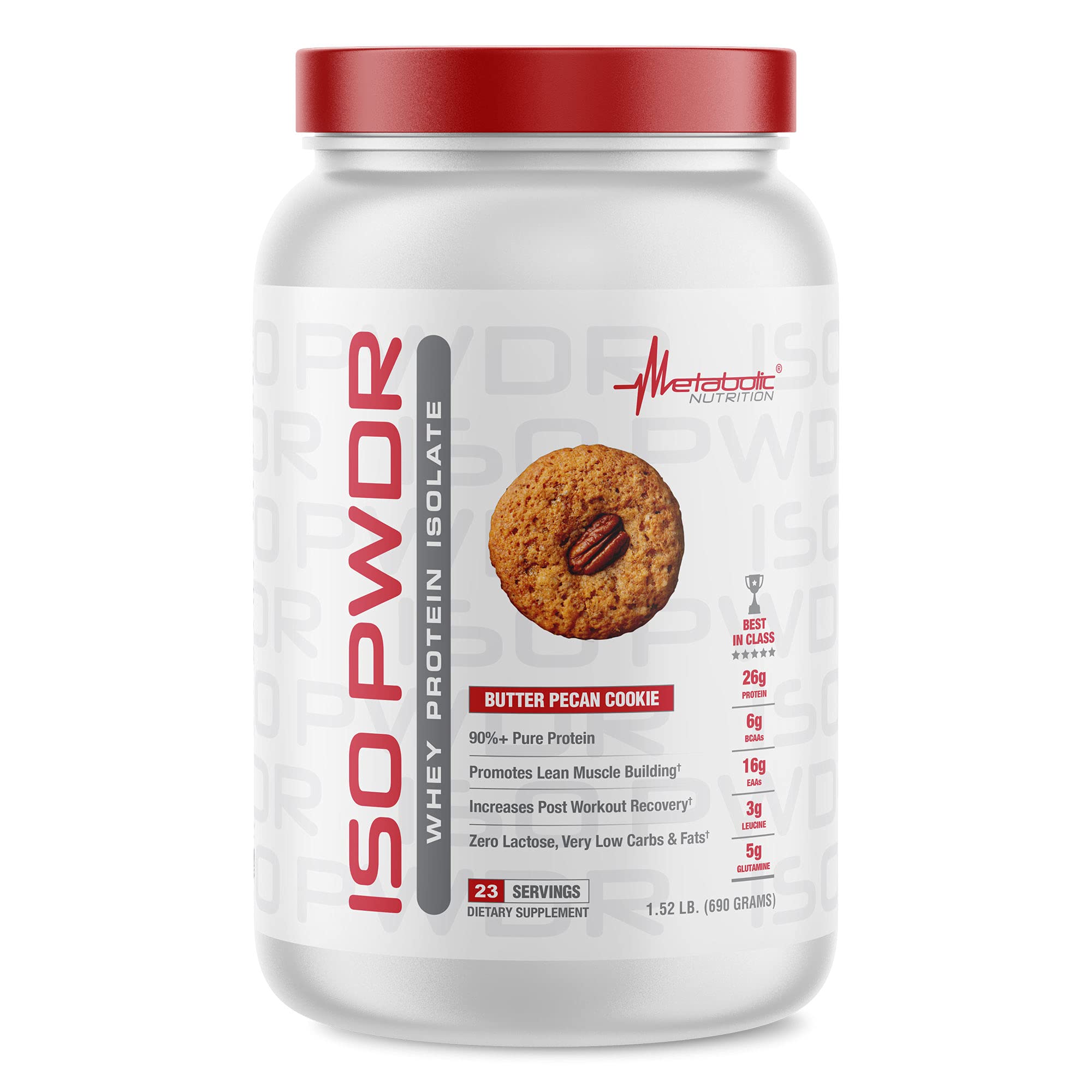 Foto 2 pulgar | Proteína En Polvo Metabolic Nutrition Iso Pwdr Butter Pecan 700 G - Venta Internacional.