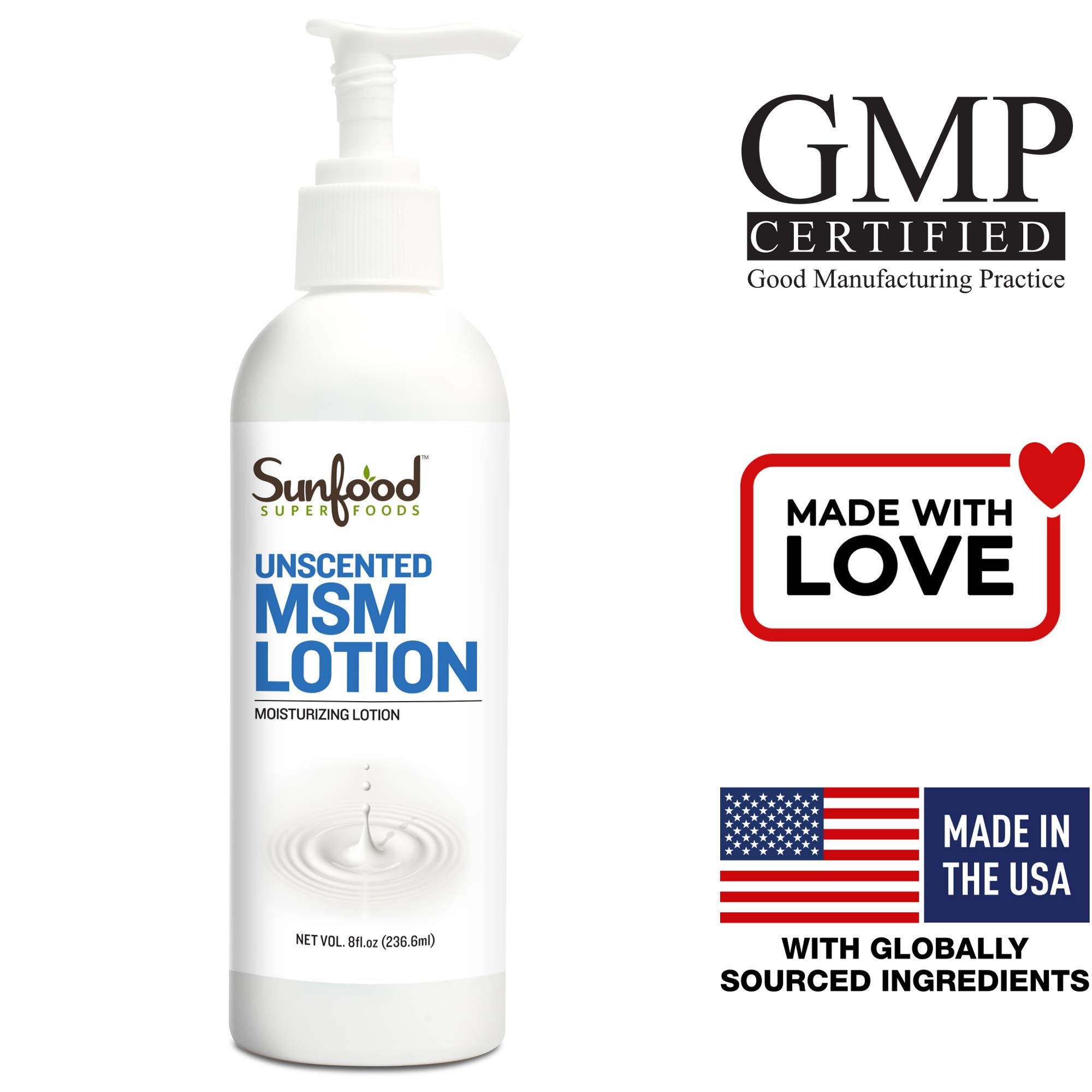 Foto 2 | Loción Sunfood Superfoods, Sin Perfume, Msm, Botella De 240 Ml - Venta Internacional.