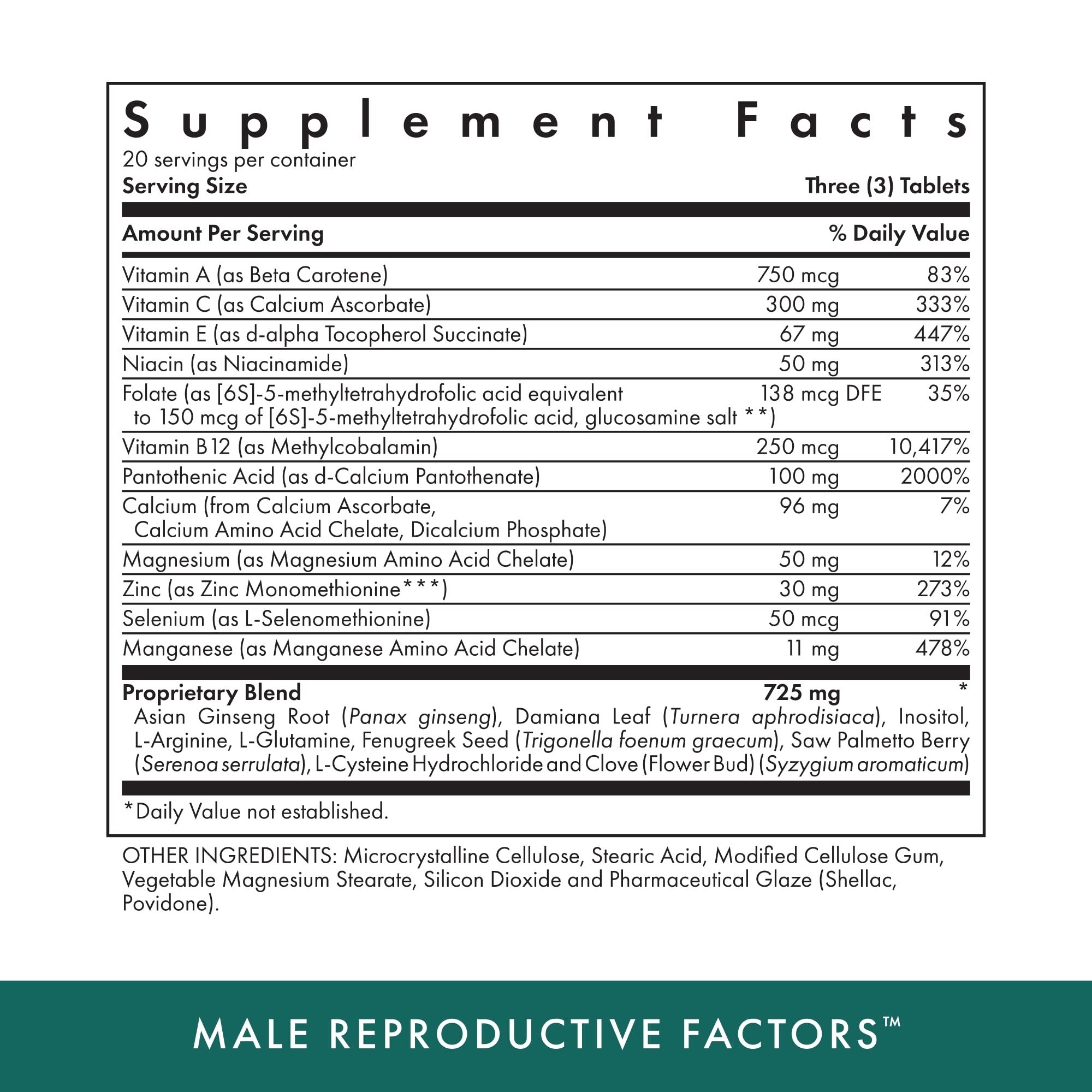 Foto 3 pulgar | Complemente Los Factores Reproductivos Masculinos Naturopáticos De Michael's Health - Venta Internacional.