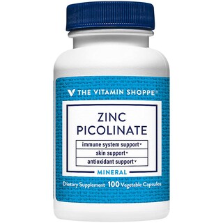 Foto 2 | Suplemento The Vitamin Shoppe Con Picolinato De Zinc, 22 Mg, 100 Cápsulas - Venta Internacional.