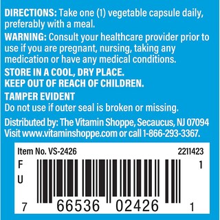 Foto 4 | Suplemento The Vitamin Shoppe Con Picolinato De Zinc, 22 Mg, 100 Cápsulas - Venta Internacional.