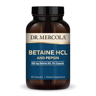 Foto 1 | Suplemento Dietético Dr. Mercola Betaína Hcl Y Pepsina 650 Mg - Venta Internacional.