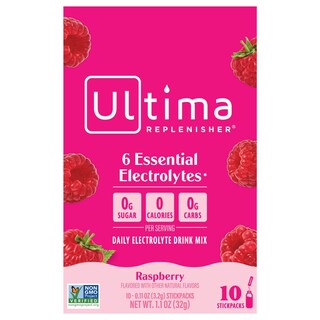 Foto 1 | Mezcla De Bebidas Electrolíticas Ultima Replenisher Frambuesa, 10 X 3,2 G - Venta Internacional.
