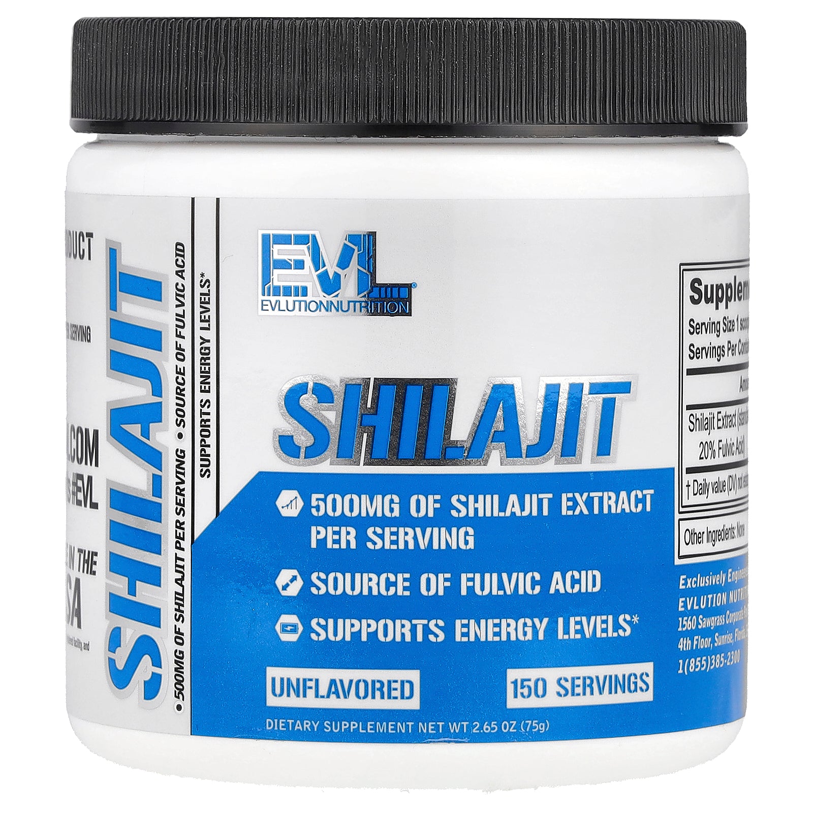 Foto 2 pulgar | Suplemento Evlution Nutrition Shilajit Sin Sabor 75 G - Venta Internacional.