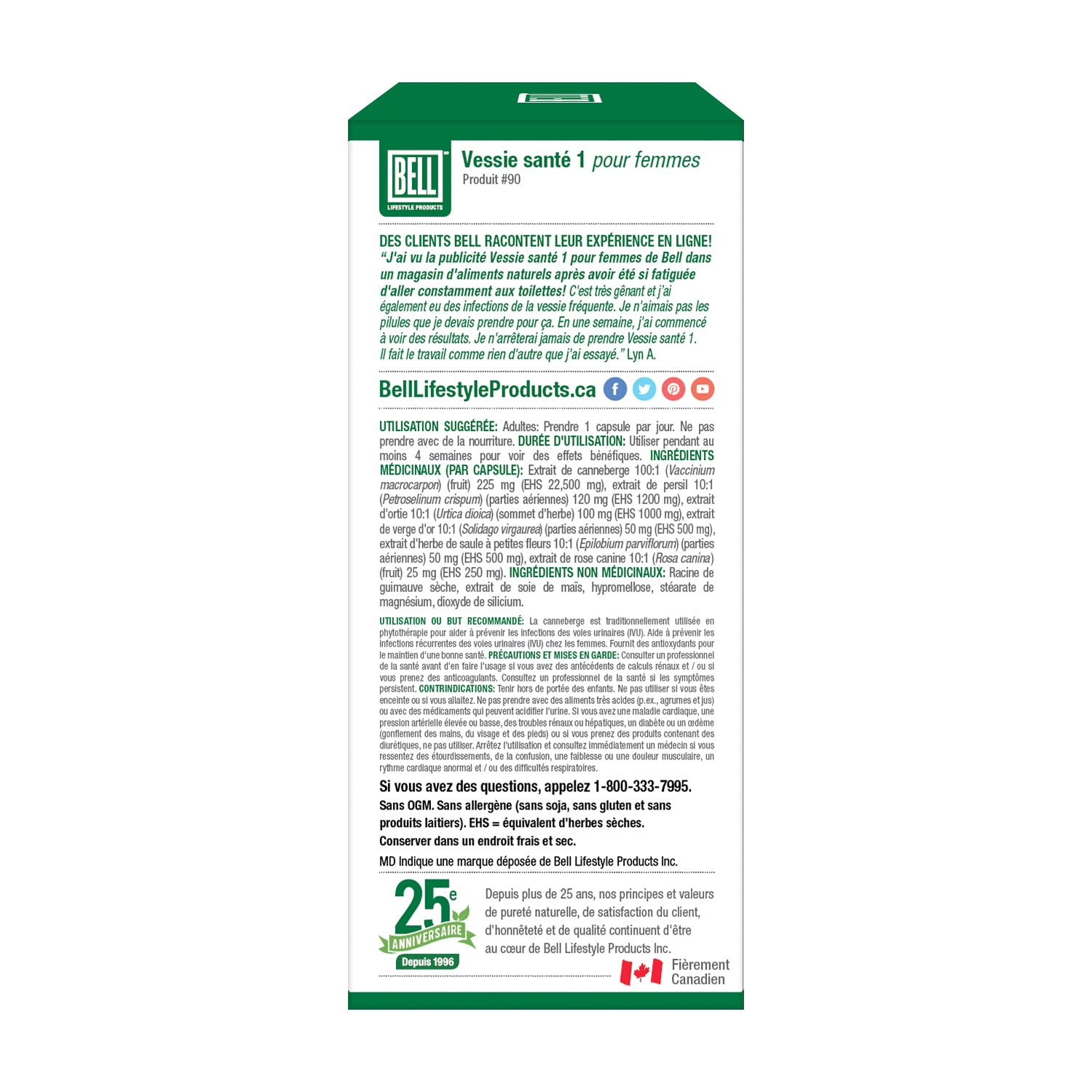 Foto 5 pulgar | Suplemento Bell Bladder One Para Mujer 60 Cápsulas - Venta Internacional.