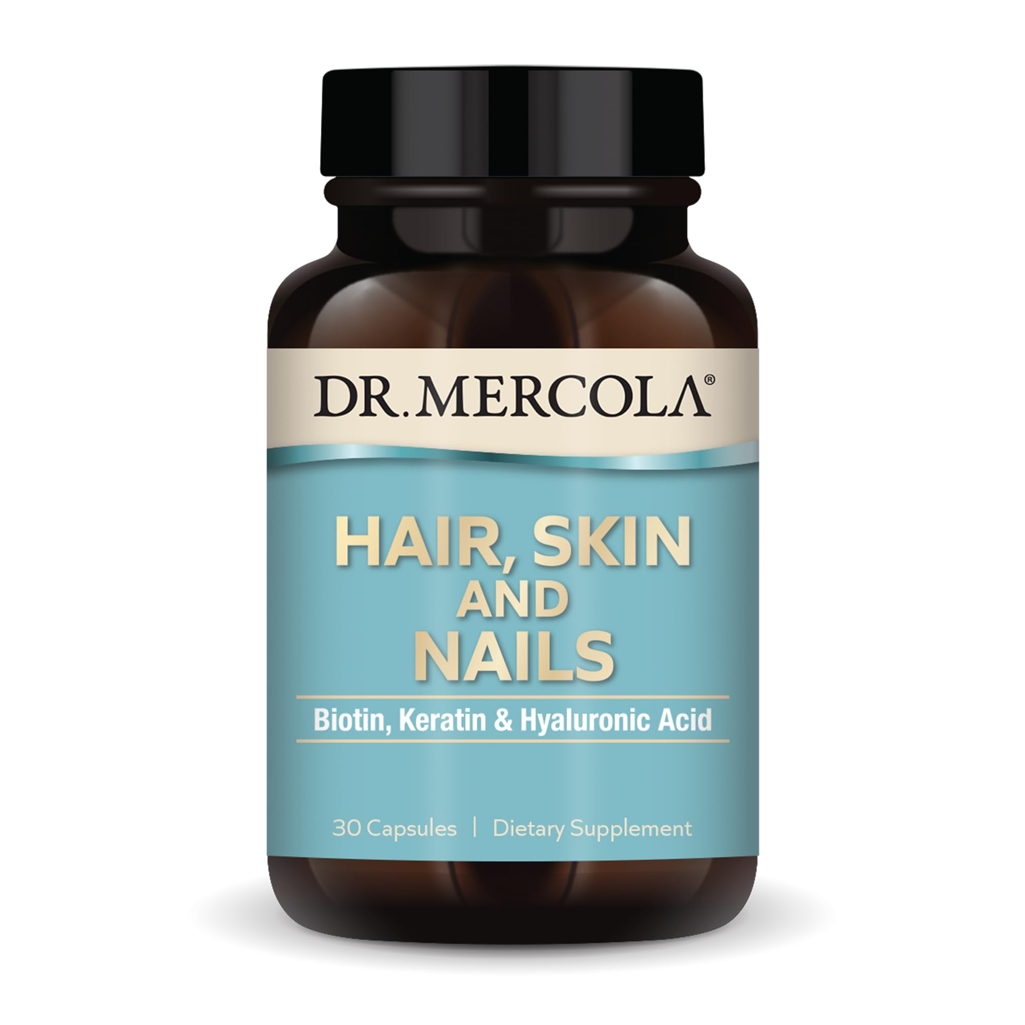Foto 1 | Complementa El Cabello, La Piel Y Las Uñas Del Dr. Mercola Con Biotina 30 Cápsulas - Venta Internacional.